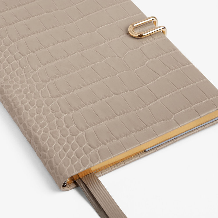 Smythson 【予約】2027 Soho Weekly Diary with Slide in Mara SANDSTONE
