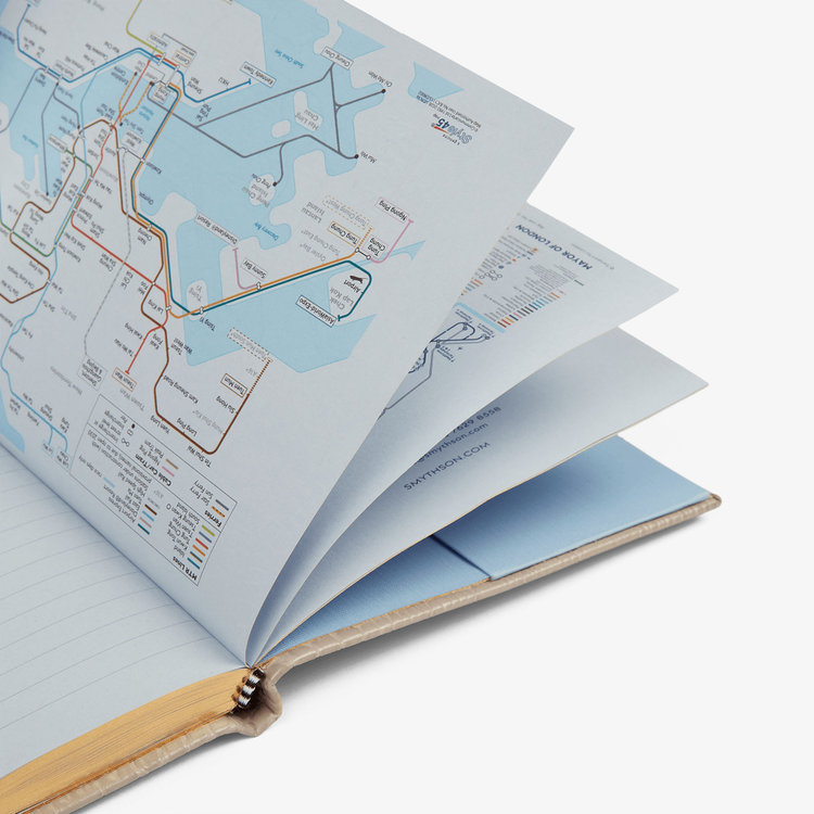 Smythson 【予約】2027 Soho Weekly Diary with Slide in Mara SANDSTONE