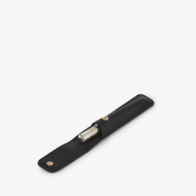 Smythson Panama Pen Sleeve BLACK