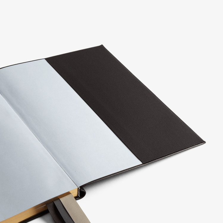 Smythson 【予約】2027 Portobello Vertical Weekly Diary in Pastegrain BLACK