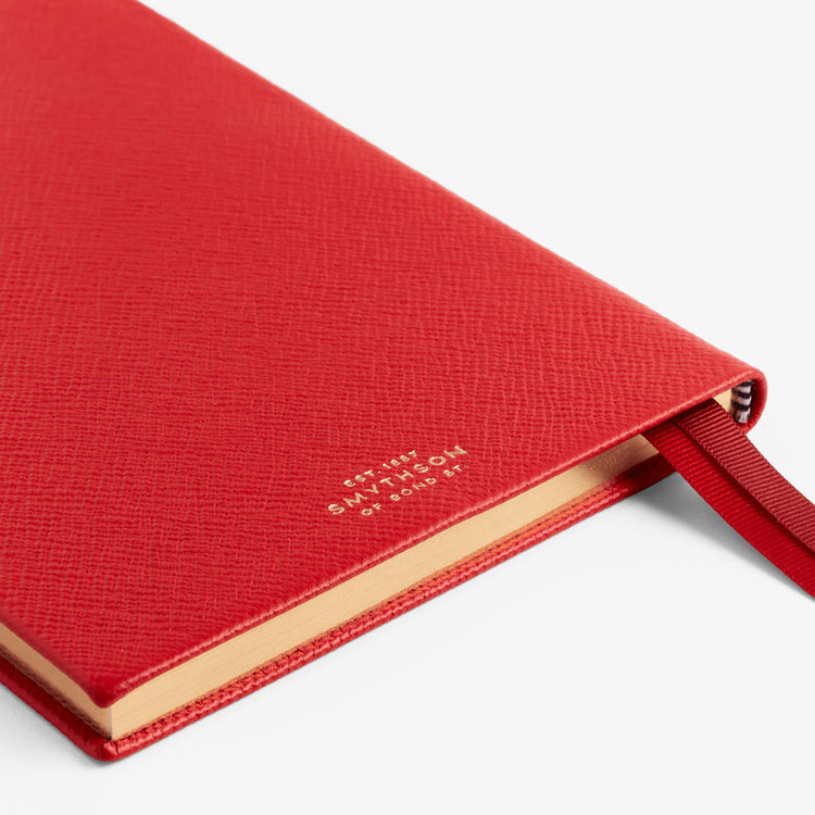 Smythson 【予約】2027 Soho Weekly Diary in Pastegrain SCARLET RED