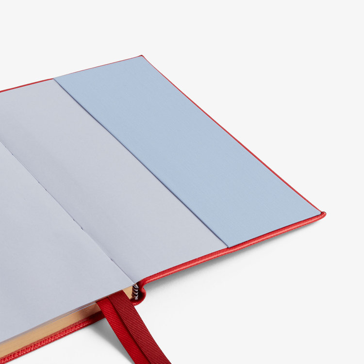Smythson 【予約】2027 Soho Weekly Diary in Pastegrain SCARLET RED
