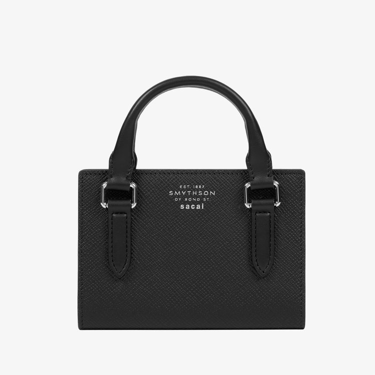 Smythson × sacai Passport Cover in Panama