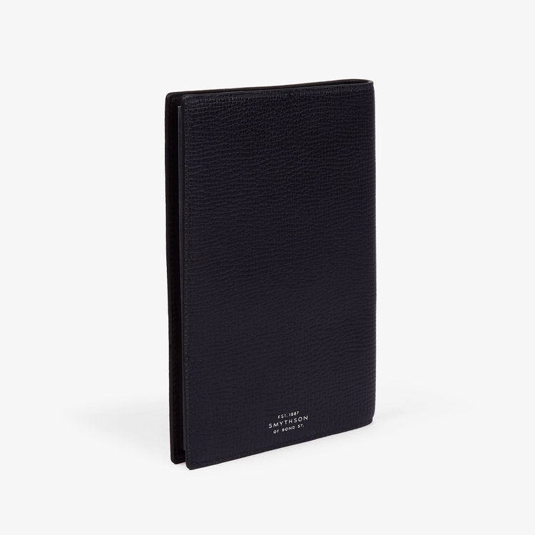 Smythson Evergreen Refillable Diary in Ludlow NAVY