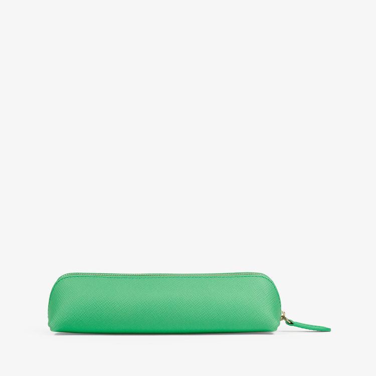 Smythson Panama Pencil Case SHAMROCK