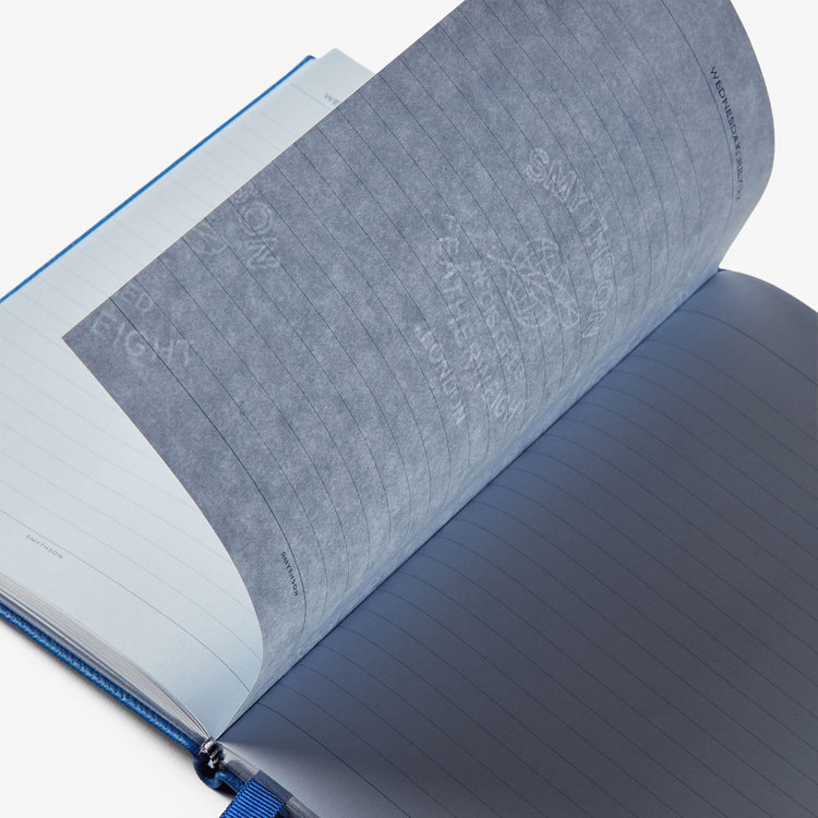 Smythson 【予約】2027 Soho Daily Diary in Pastegrain CERULEAN