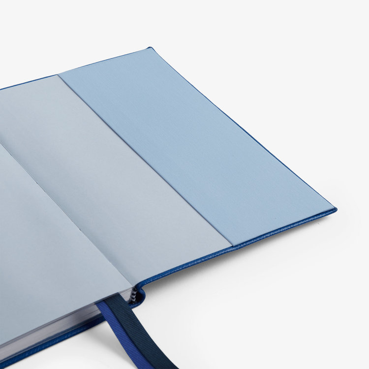 Smythson 【予約】2027 Soho Weekly Diary in Pastegrain CERULEAN