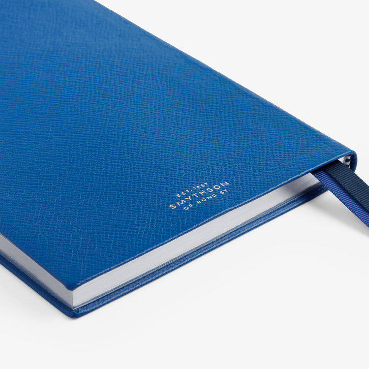 Smythson 【予約】2027 Soho Weekly Diary in Pastegrain CERULEAN