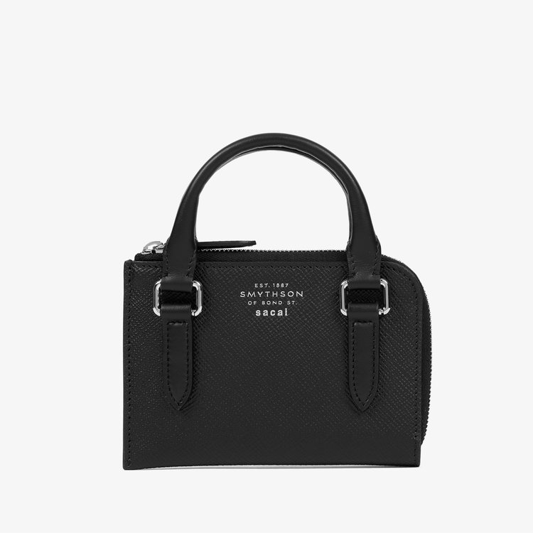 Smythson × sacai Small Flat Pouch in Panama