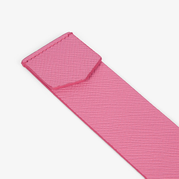 Smythson Panama Bookmark FLAMINGO