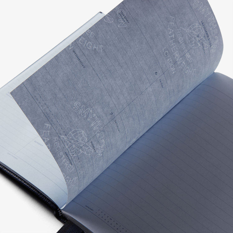 Smythson 【予約】2027 Soho Weekly Diary in Ludlow NAVY