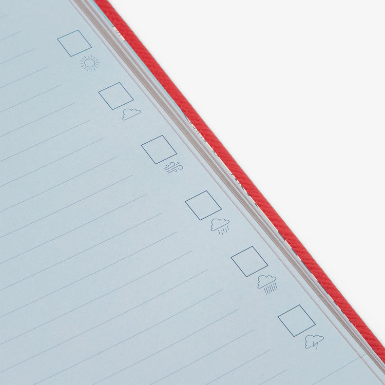 Smythson Burberry x Smythson Soho Notebook in Panama SCARLET RED