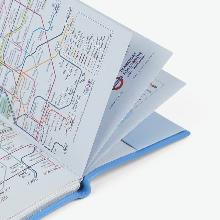 Smythson Pastegrain 2026 Panama Weekly Diary NILE BLUE