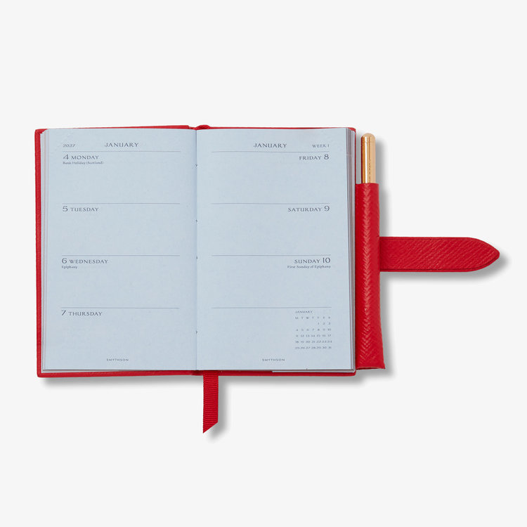 2027 Wafer Weekly Diary with Pencil in Pastegrain