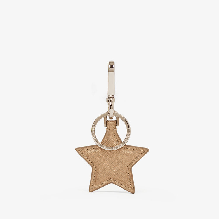 Smythson Panama Star Keyring BRONZE