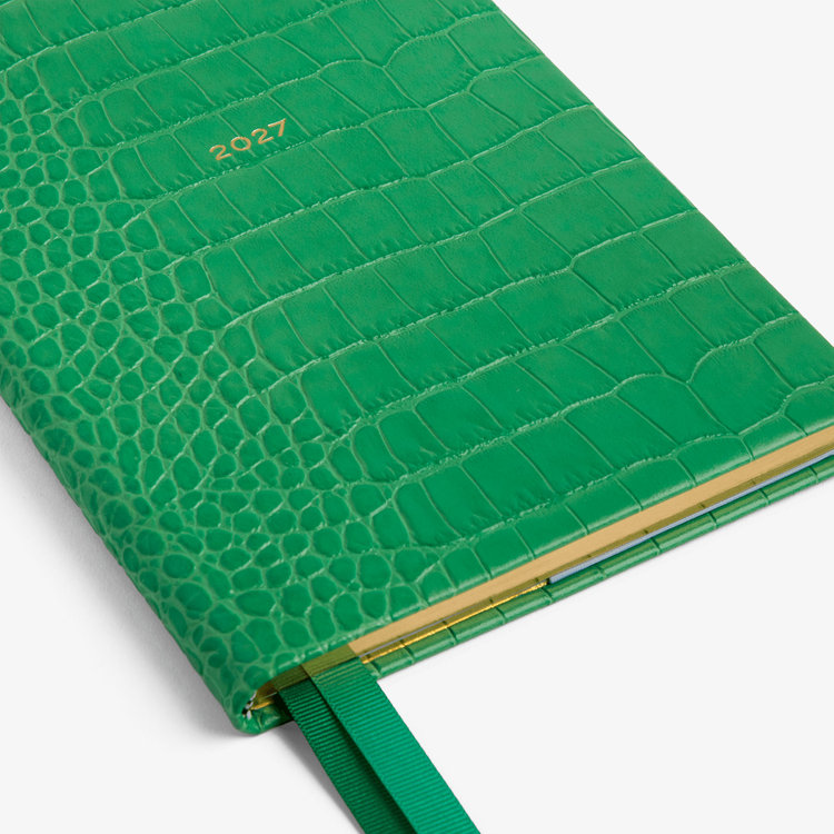 Smythson 【予約】2027 Soho Weekly Diary in Mara JADE