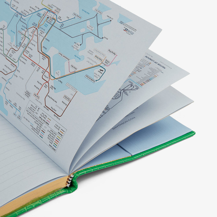 Smythson 【予約】2027 Soho Weekly Diary in Mara JADE