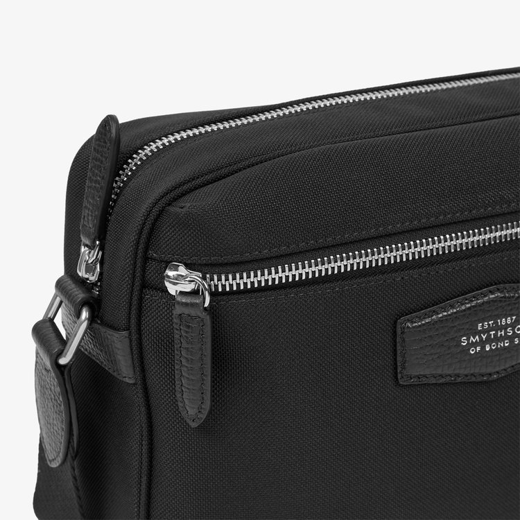 Smythson Norton Crossbody Bag BLACK