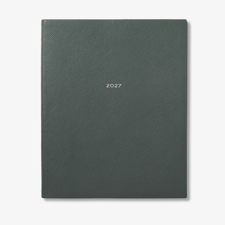 2027 Portobello Vertical Weekly Diary in Pastegrain