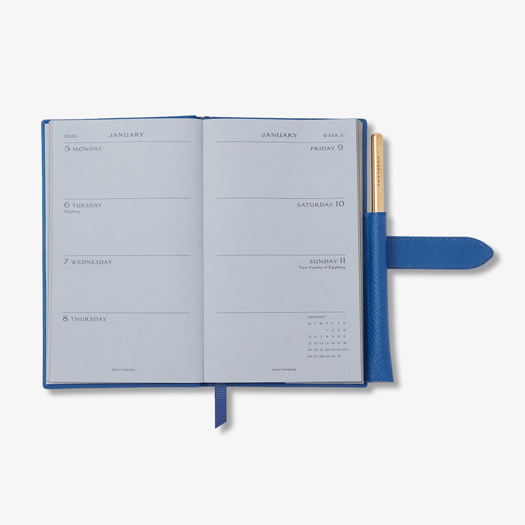 【予約】2027 Panama Weekly Diary with Pencil in Pastegrain