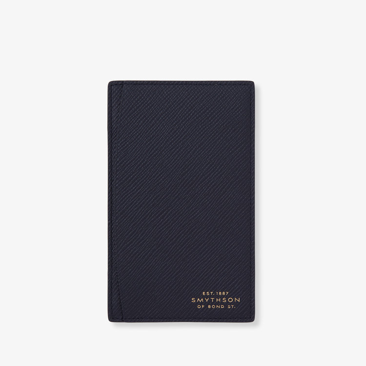 Smythson Panama Pocket Memo NAVY