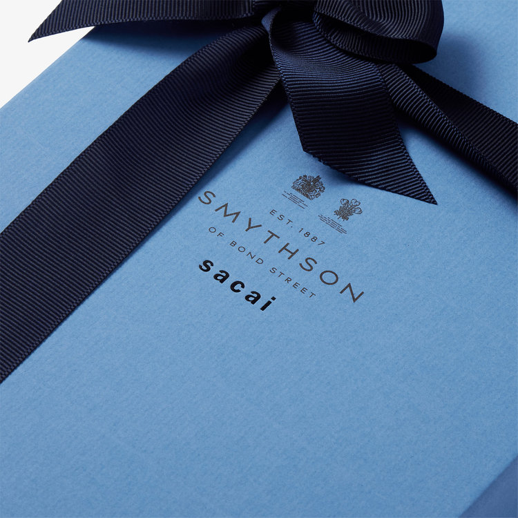 Smythson Smythson × sacai Chelsea Notebook in Panama BLACK