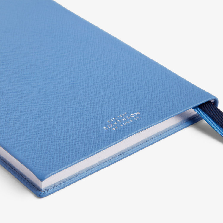 Smythson 【予約】2027 Soho Weekly Diary in Pastegrain NILE BLUE