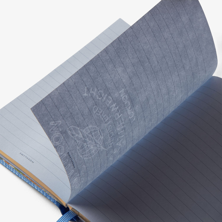 Smythson Smythson x Peter Rabbit and Friends Chelsea Notebook in Panama NILE BLUE