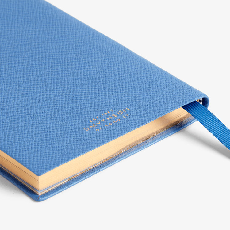 Smythson Smythson x Peter Rabbit and Friends Chelsea Notebook in Panama NILE BLUE