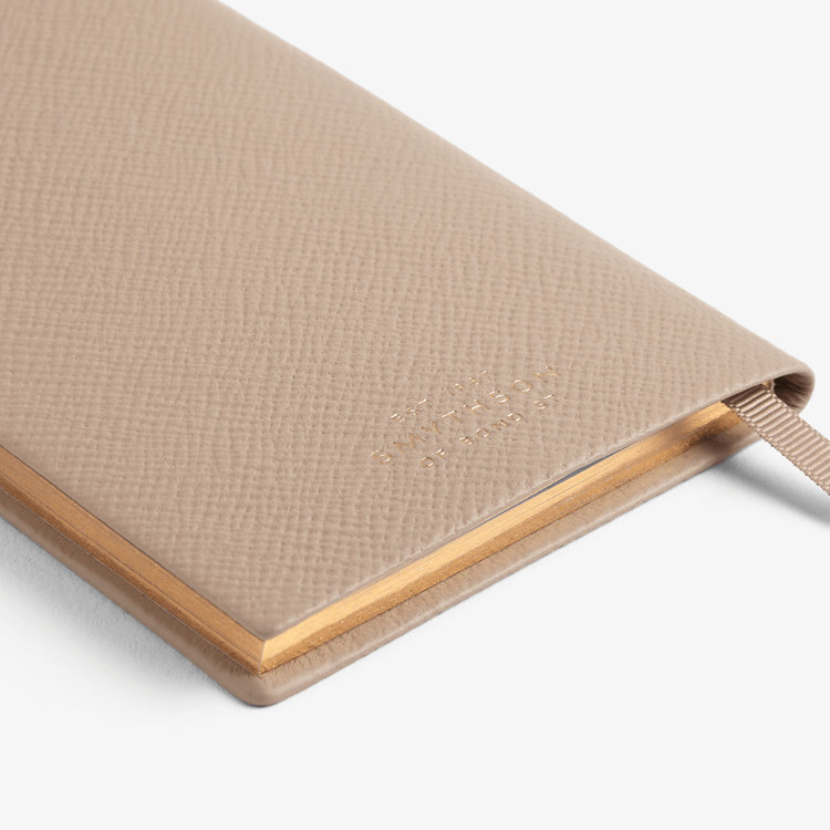 Smythson 【予約】2027 Panama Weekly Diary in Pastegrain SANDSTONE