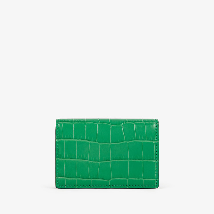 Folded Card Case with Snap Closure in Mara
