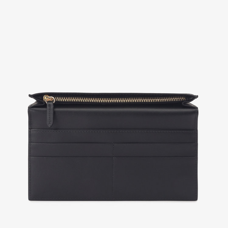 Smythson 【日本限定】Panama Slim Coat Wallet With Coin Purse NAVY