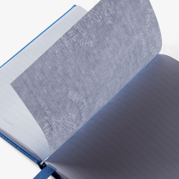 Smythson Pastegrain Chelsea Notebook Masterpiece CERULEAN