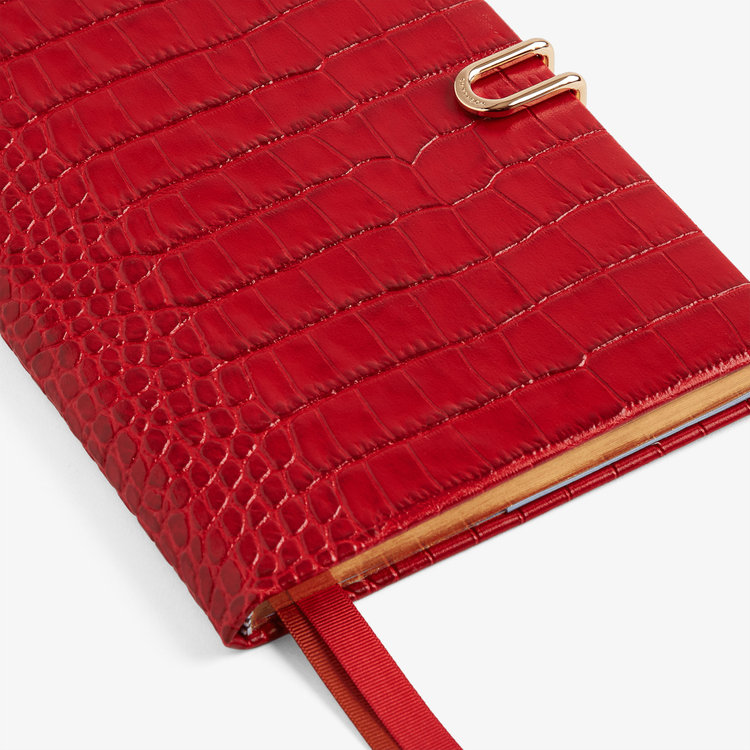 Smythson 【ポイント10%還元】2027 Soho Weekly Diary with Slide in Mara RED
