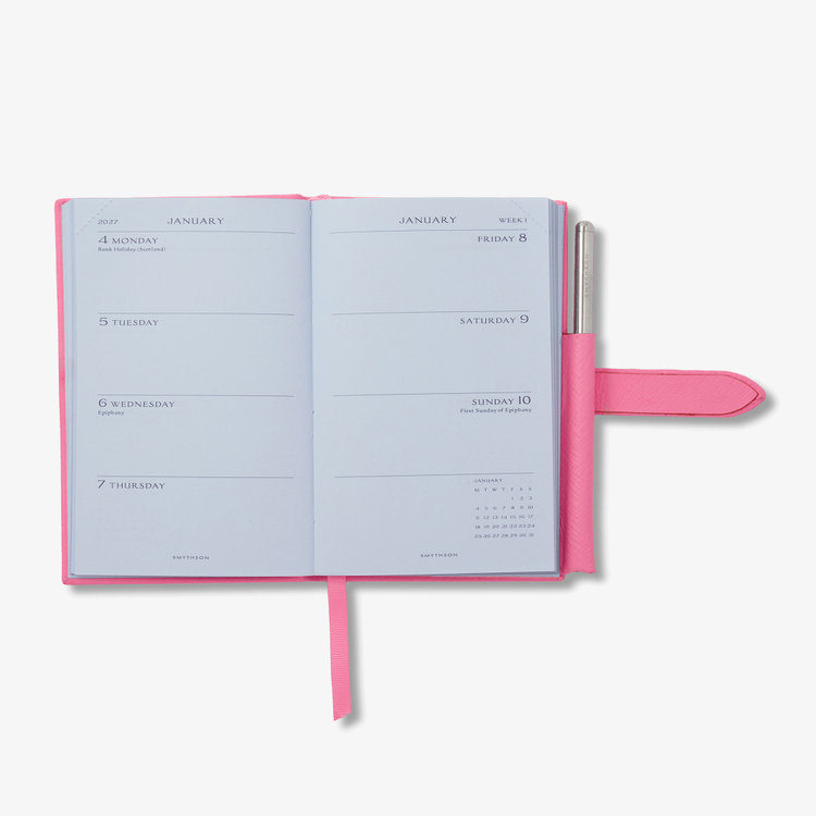 2027 Panama Weekly Diary with Pencil in Pastegrain