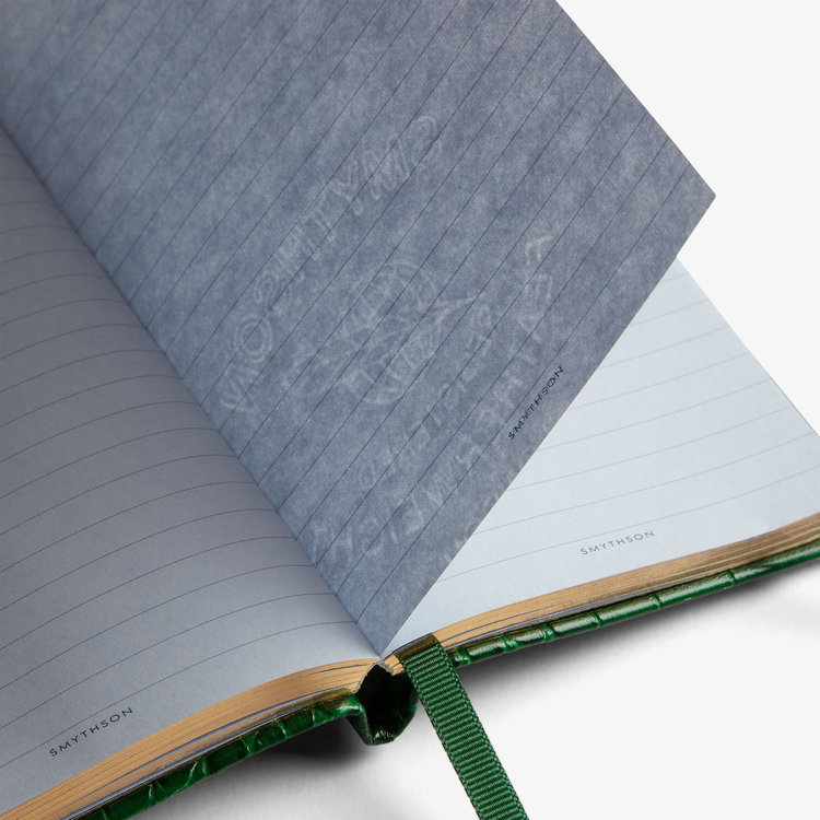 Smythson Mara Panama Notebook CLOVER
