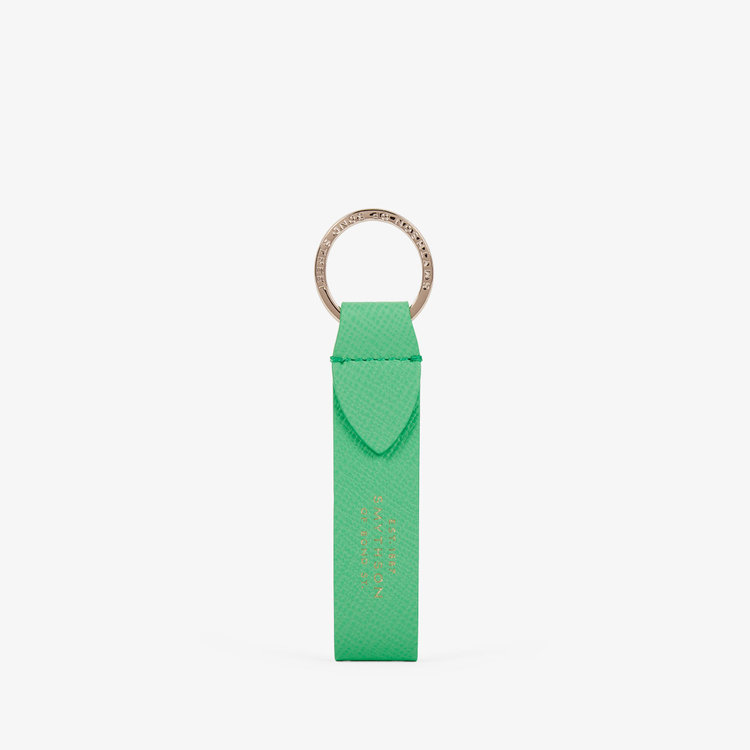 Keyring with Leather Strap in Panama
