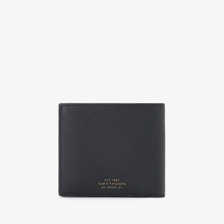 Smythson 【日本限定】Panama 4Card Slot Wallet With Coin Purs NAVY