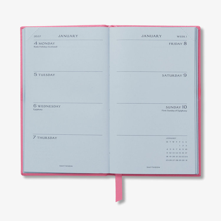 【予約】2027 Panama Weekly Diary in Pastegrain