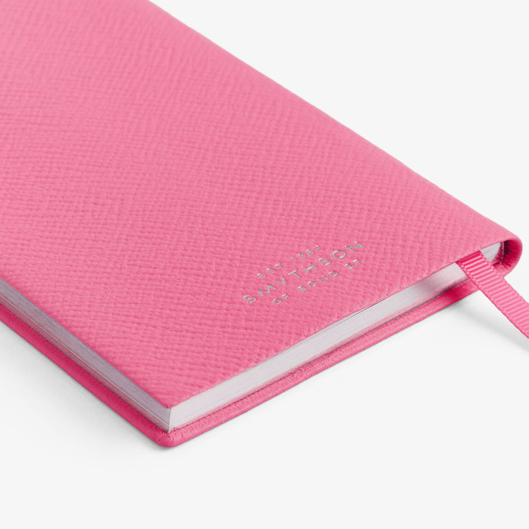 Smythson 【予約】2027 Panama Weekly Diary in Pastegrain FLAMINGO