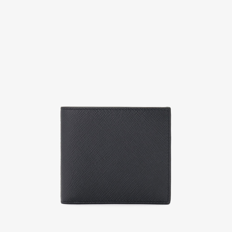 Smythson 【日本限定】Panama 4Card Slot Wallet With Coin Purs NAVY