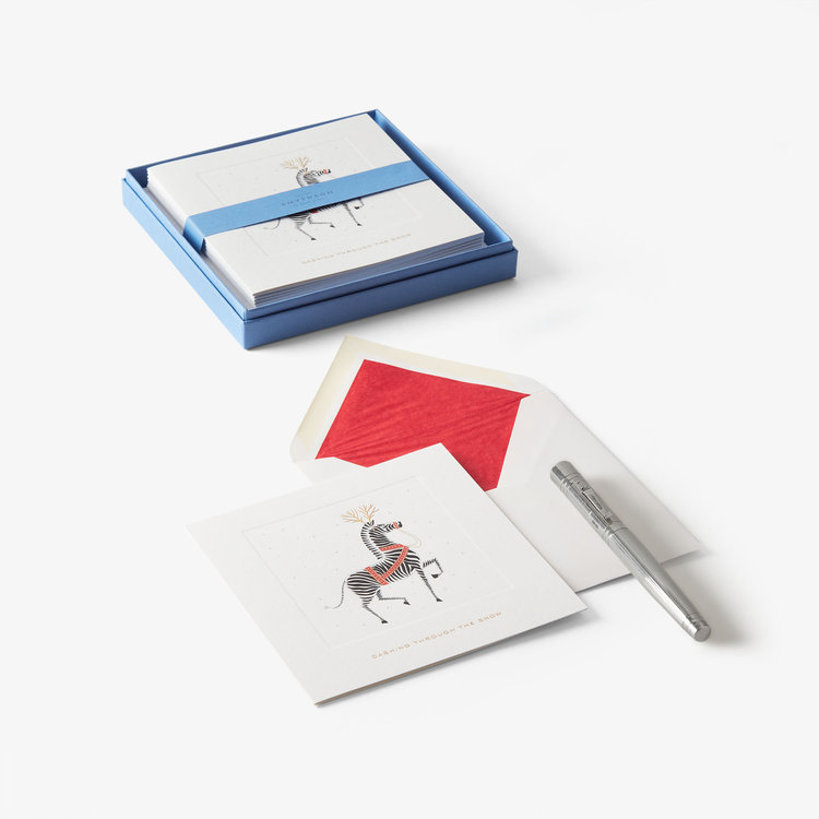 Smythson Zebra 10CE WHITE WOVE