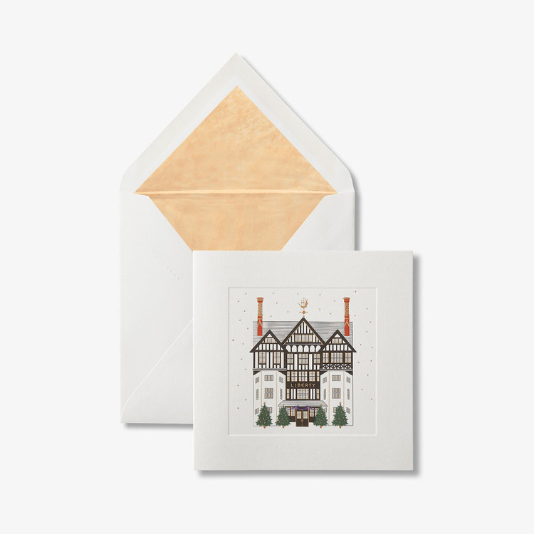 Smythson Liberty Christmas Store Front 10CE WHITE WOVE