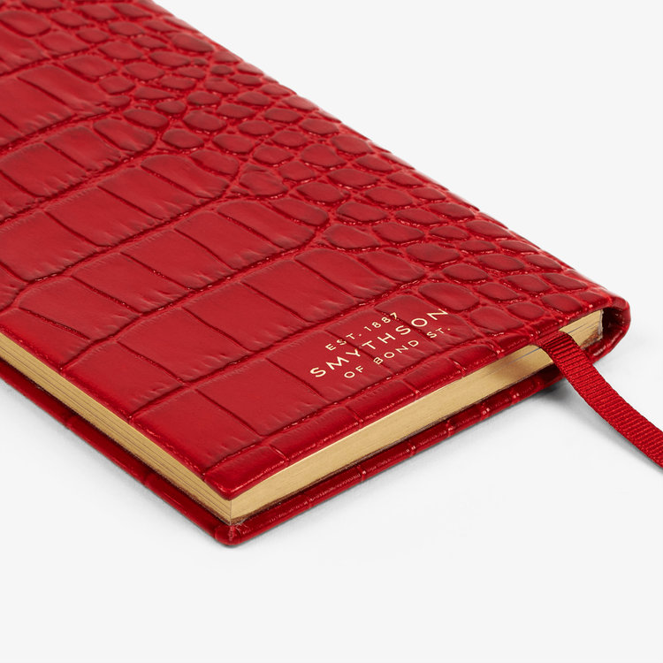 Smythson Mara 2026 Panama Weekly Diary  RED