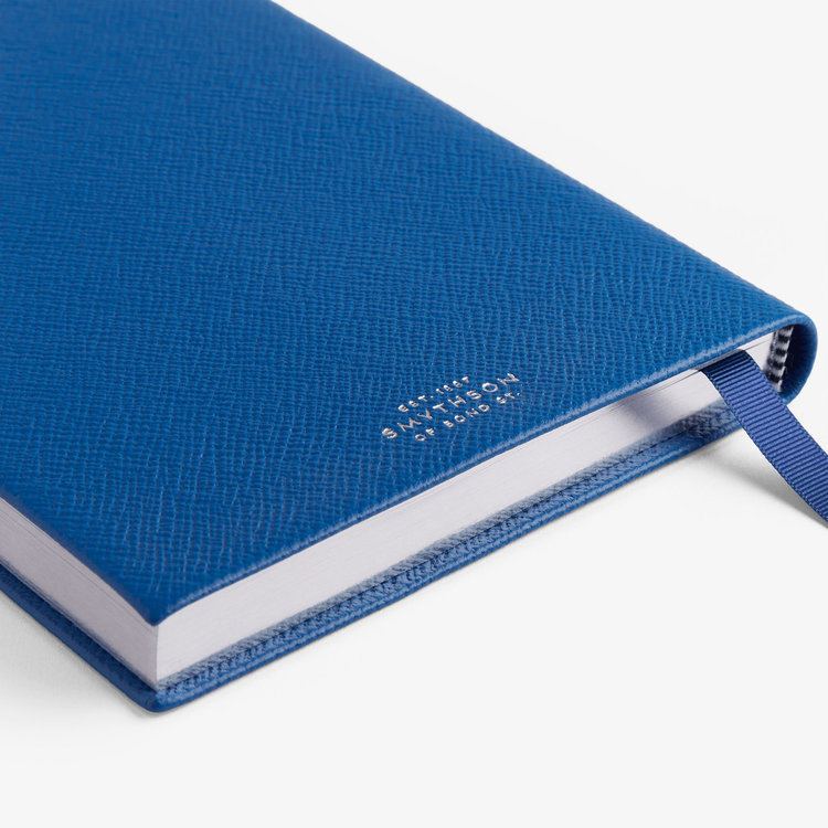 Smythson 2027 Soho Daily Diary in Pastegrain CERULEAN