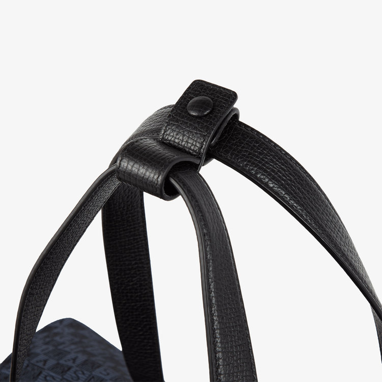 Smythson Stamp Travel Bag NAVY