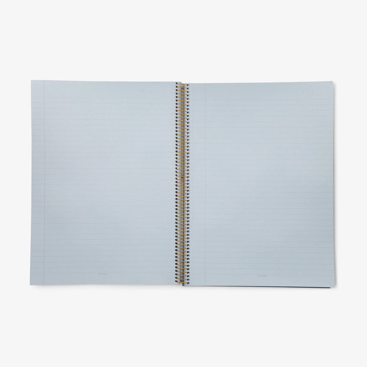 Smythson A4 Spiral Bound Refill NILE BLUE