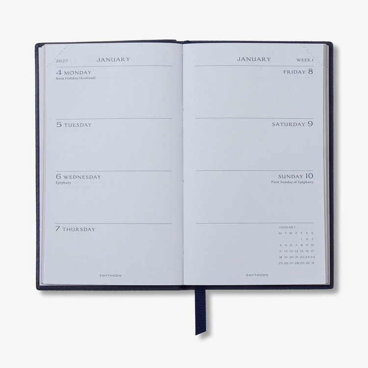 【予約】2027 Panama Stars Weekly Diary in Pastegrain