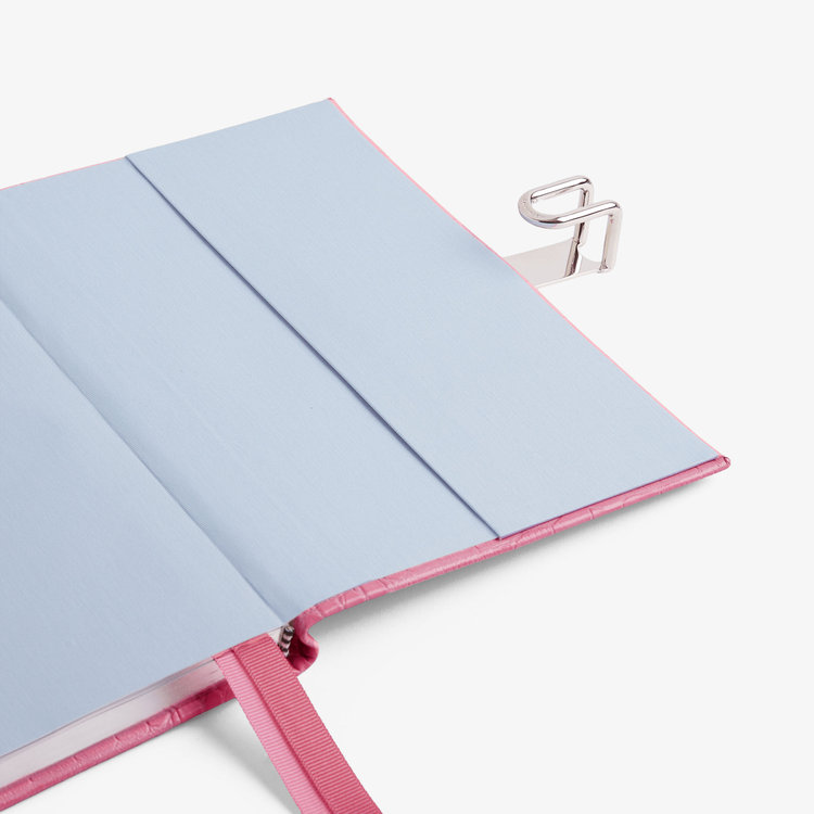 Smythson 【ポイント10%還元】2027 Soho Weekly Diary with Slide in Mara FLAMINGO