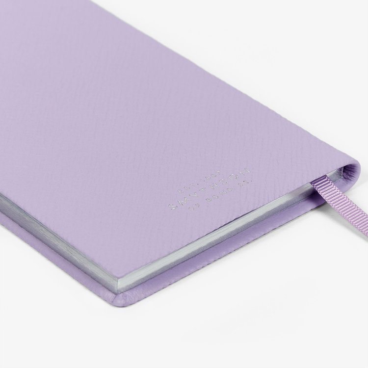 Smythson Pastegrain 2026 Panama Weekly Diary LILAC